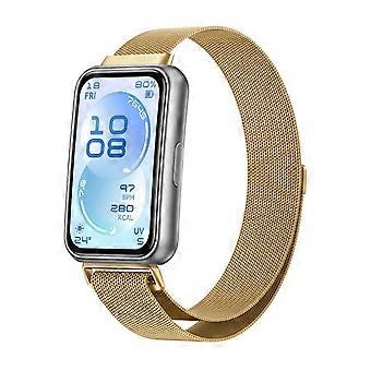 Milanese Magnetic Stainless‑Steel Metal Replacement Watch Band Strap For Huawei Band 11 / Band 11 Pro