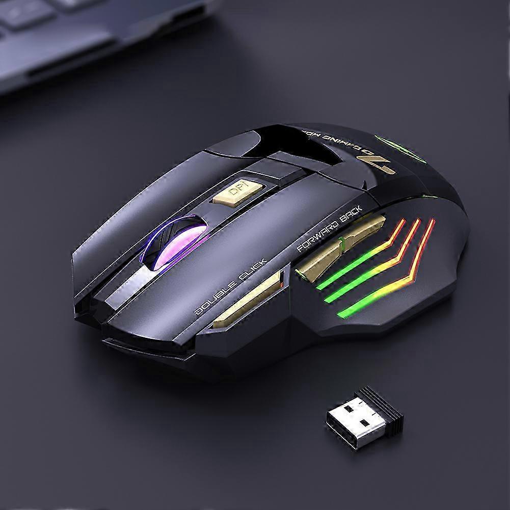 Ergonomic RGB 3200 DPI Wireless Mouse