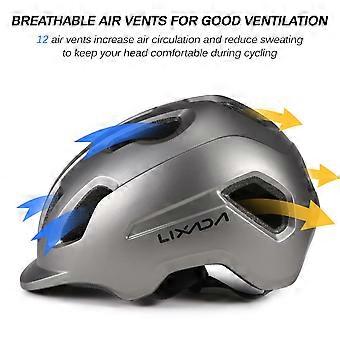 Mountain Bike Helmet with Sun Visor Ultralight Adjustable MTB Cycle Bicycle Helmet Men Women Sports Outdoor Safety