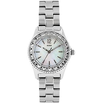 Guess dress watch for Women Analog Quartz with Stainless Steel Bracelet W0025L1