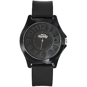 Miss trendy Quartz Analog Child Watch with KL313 Plastic Bracelet