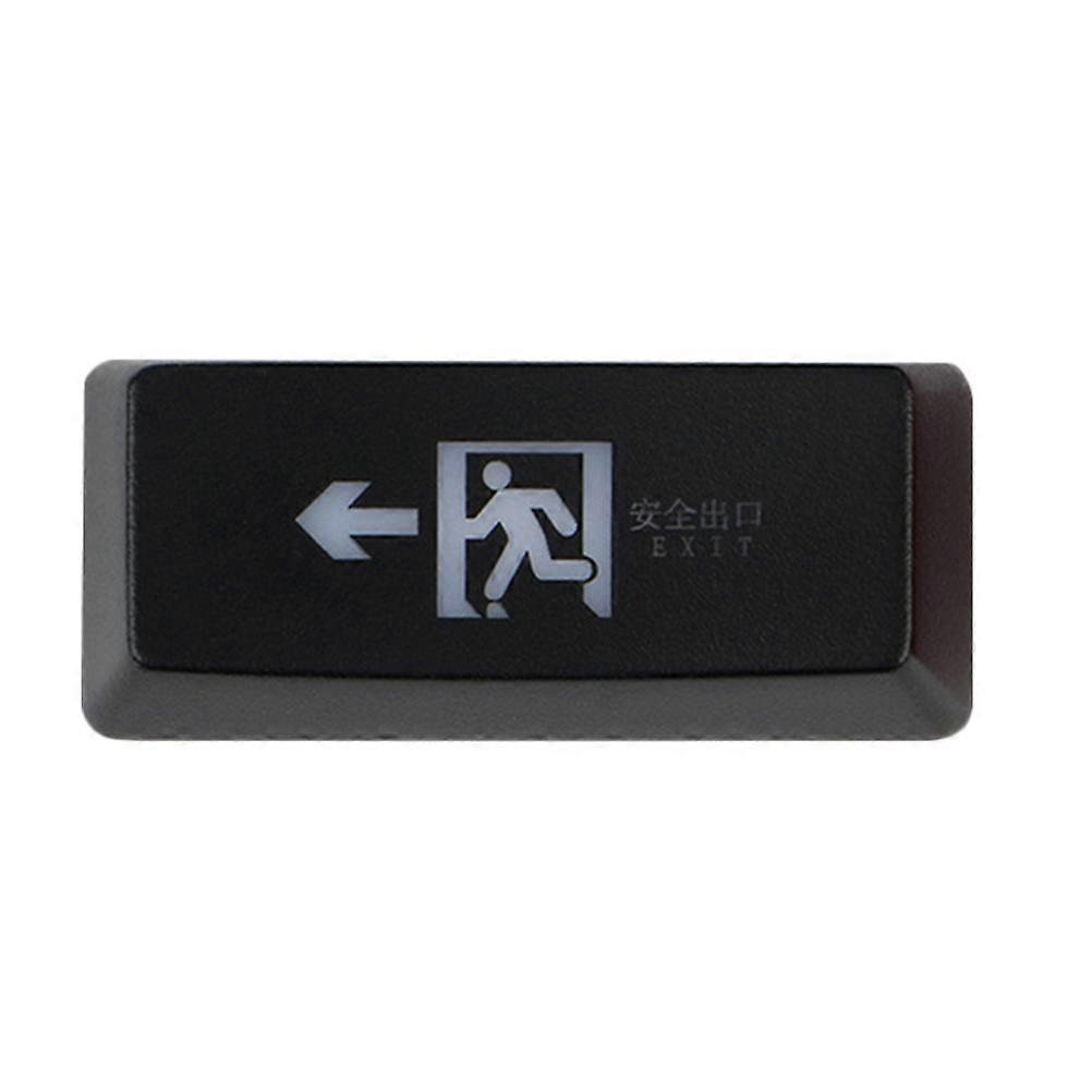 Shine Through Backspace Keycap for Mechanical Keyboard Replacement Black Accessory