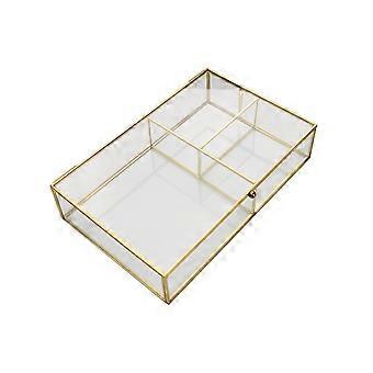 Glass Display Box,Cosmetic Makeup Case Holder Organizer,Perfume Makeup Lipstick