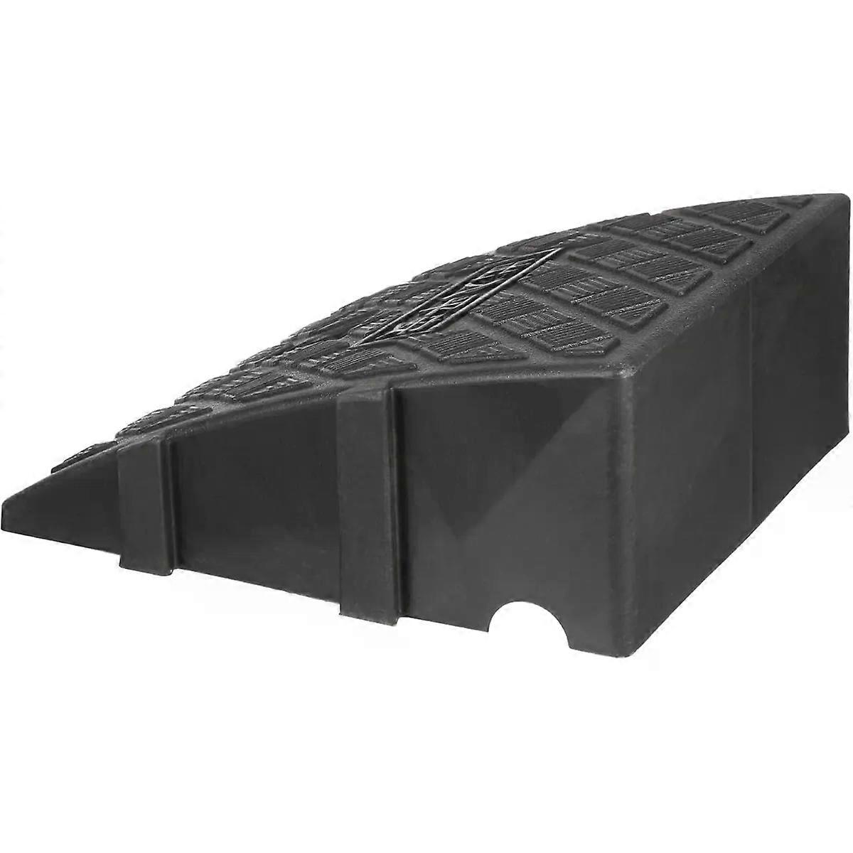 Plastic Loading Ramp Cushion Screw Grooves, Black PP
