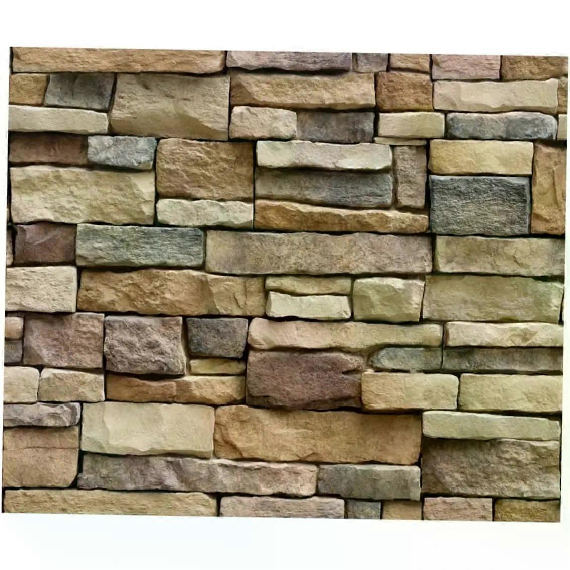Mural Wallpaper Self Adhesive PVC Brick Design, 2 Pack