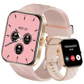Smart Watch for Women with Call and Text, 1.91' HD Touch Screen, Heart Rate and Sleep Tracker, Waterproof Fitness Smartwatch for Android and iPhone