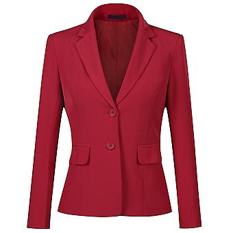 Womens Blazer Solid Color Suit Jacket