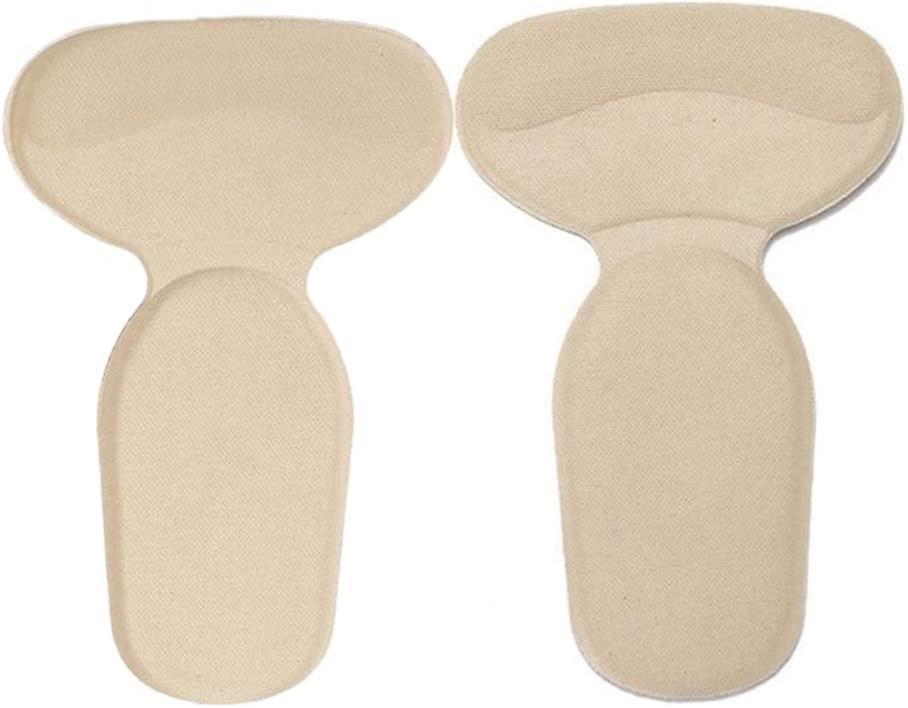 2 Pair Reusable Heel Inserts For Shoes Extra Soft And Stickygrey
