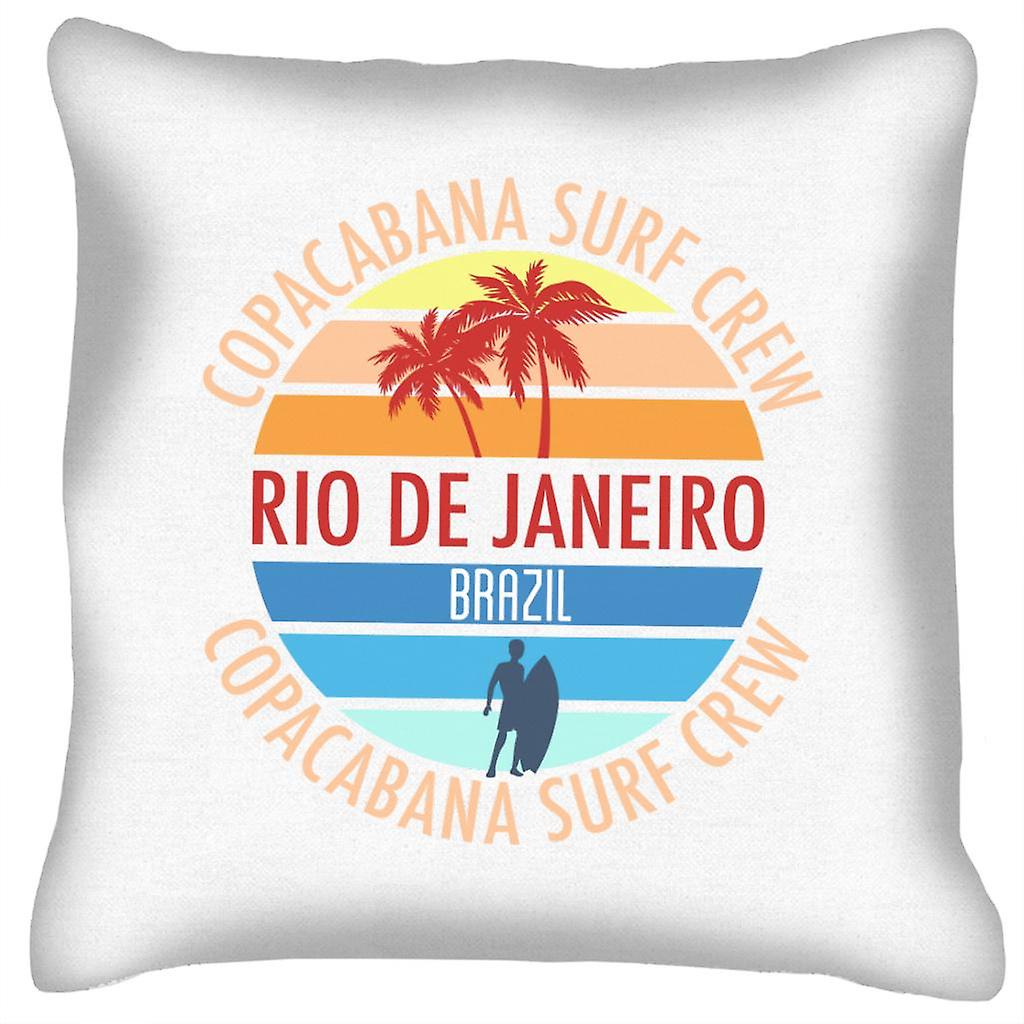 Copacabana Surf Crew Cushion