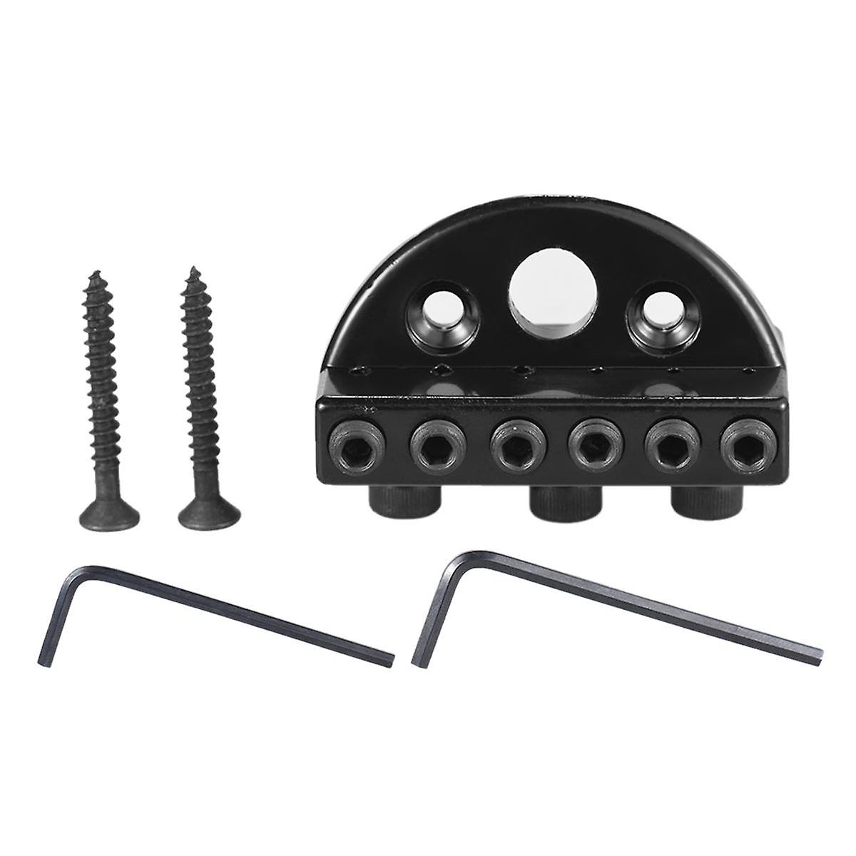 6-String Guitar Strings Lock Nut Set Headless Electric Guitar String Locking Nut Set Guitar Bridge