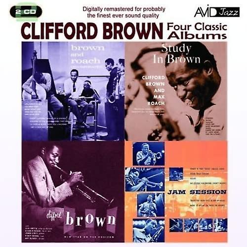 Clifford Brown - Clifford Brown: Four Classic Albums (Brown And Roach Inc / Jam Session / Study In Brown / New Star On The Horizon) [CD] (クリフォード ・ ブラウン: 4 つのクラシック アルバム (ブラウン ・ アンド ローチ ・ インク / ジャム セッション / ブラウン ・ スタディ ・ イン ・ ブラウン / 地平線上のニュースター) [CD]
