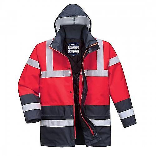 Portwest Mens Contrast Hi-Vis Winter Traffic Jacket