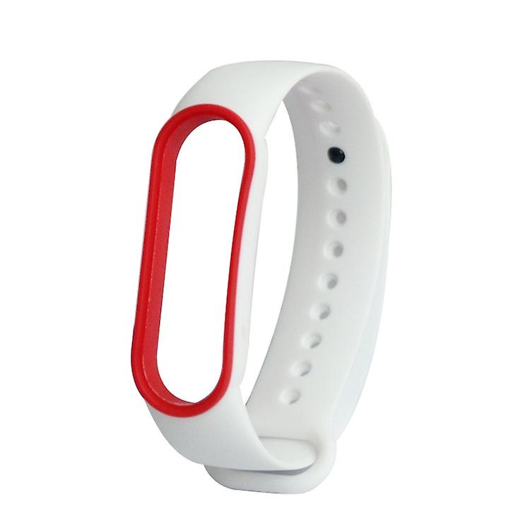 For Xiaomi Mi Band 5 Two-color TPE Watchband