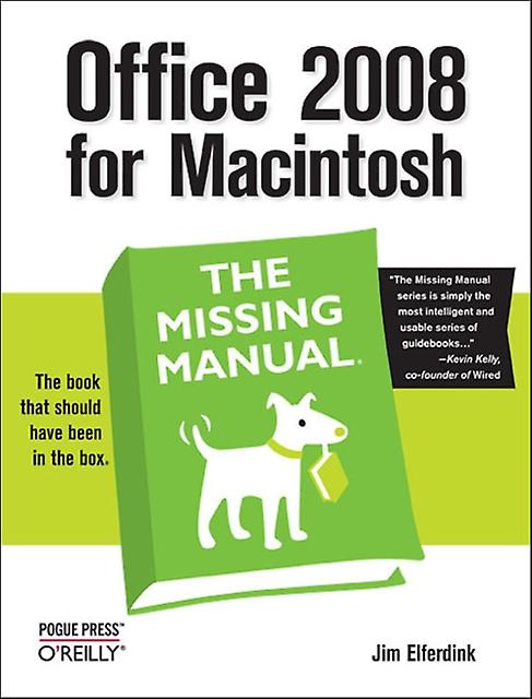 Office 2008 For Macintosh by Jim Elferdink Paperback