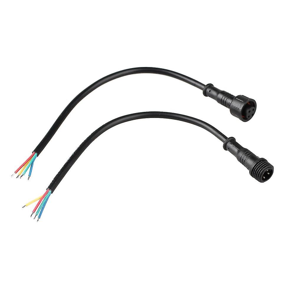Led Strips 4 Pin Waterproof Power Connector Cable Black