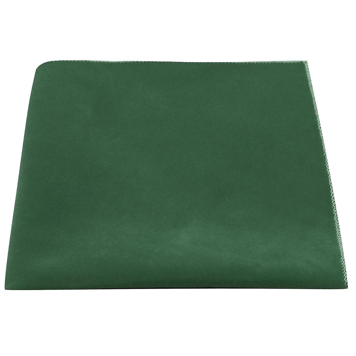 Racing Green Velvet Pocket Square