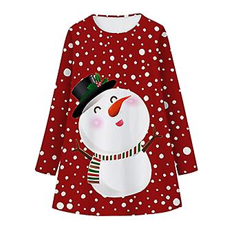 Kinderen Nieuwjaar Kleding Xmas Prinses Jurken Leuke Sneeuwman