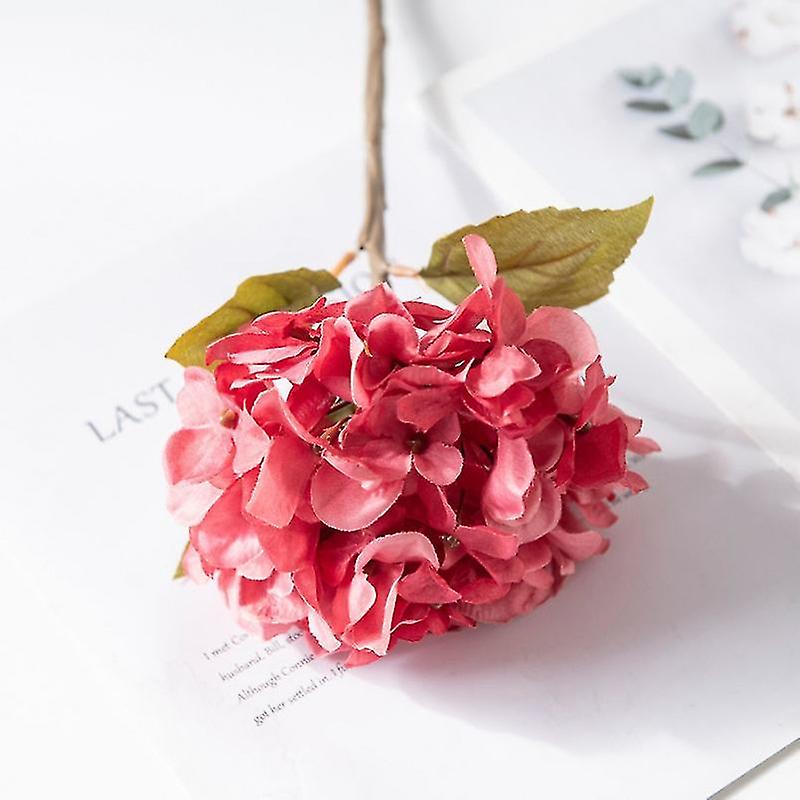 1バンドルシルクあじさい秋の花瓶ホームデコレーションクリスマス装飾結婚式ブライダルブーケウォールセット造花安い