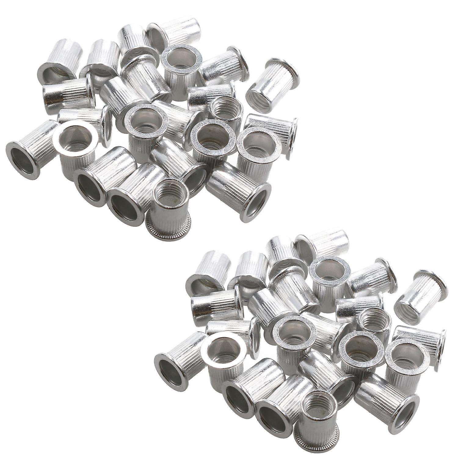 M10 Alu Nut Serts Riveting Nuts Rivet Threaded Inserts Blindnut Rivnut 50pc