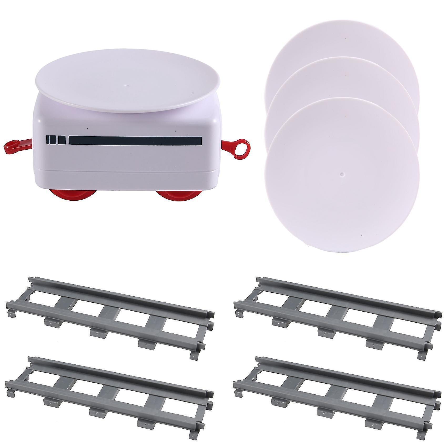 Toy Track Conveyor Belt Rotating Table Kid Food Set Diy Making Family Party B