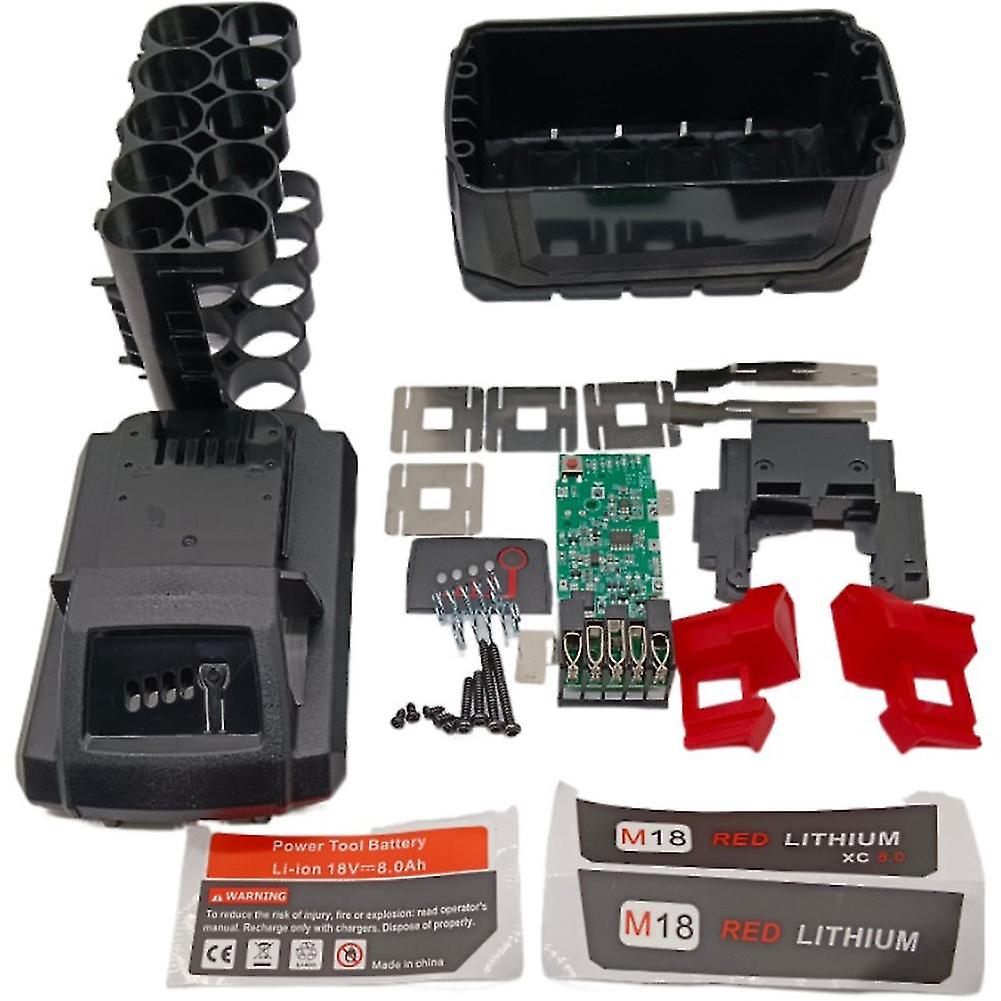 Battery Plastic Case Pcb Protective Board For 10 Core 18v 21700 Kit -ion Battery Case Circuit Board