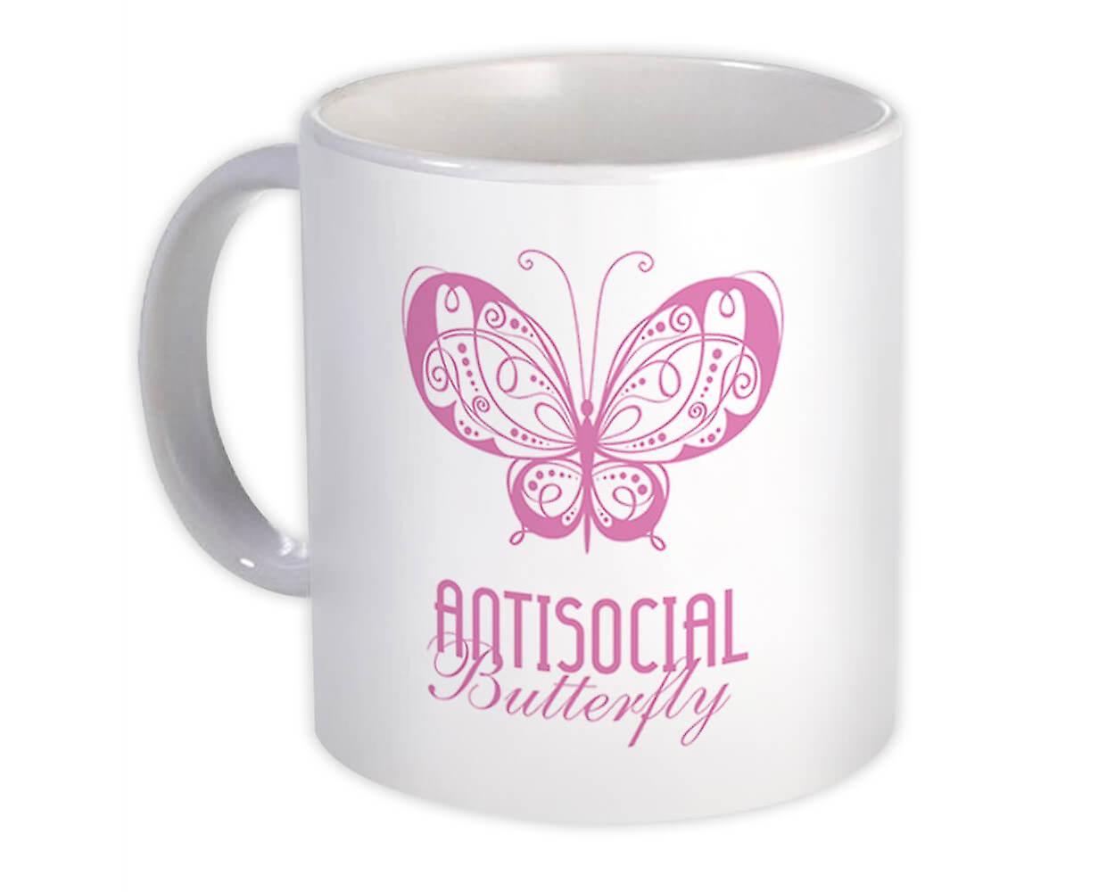 Gift Mug: Antisocial Butterfly For