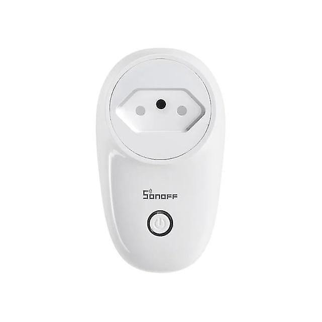 Sonoff S26 Wifi Smart Socket Schakelaa Plug App/vocie Afstandsbediening Stopcontact Timing With Alexa Google Assistant Ifttt