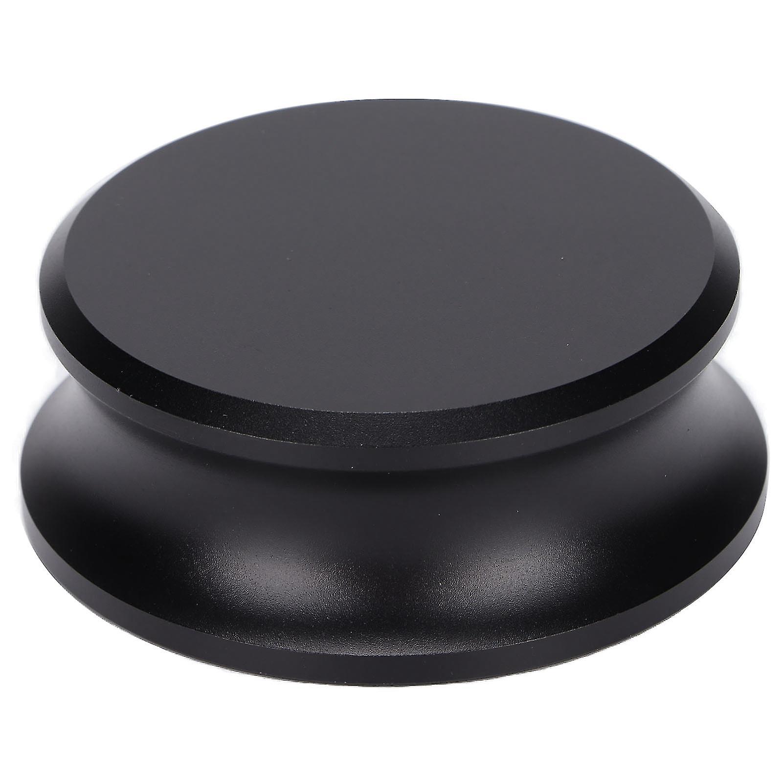 レコードターンテーブルウェイトスタビライザーアルミニウムターンテーブルビニールブラッククランプビニールレコードウェイトプレーヤーブラック