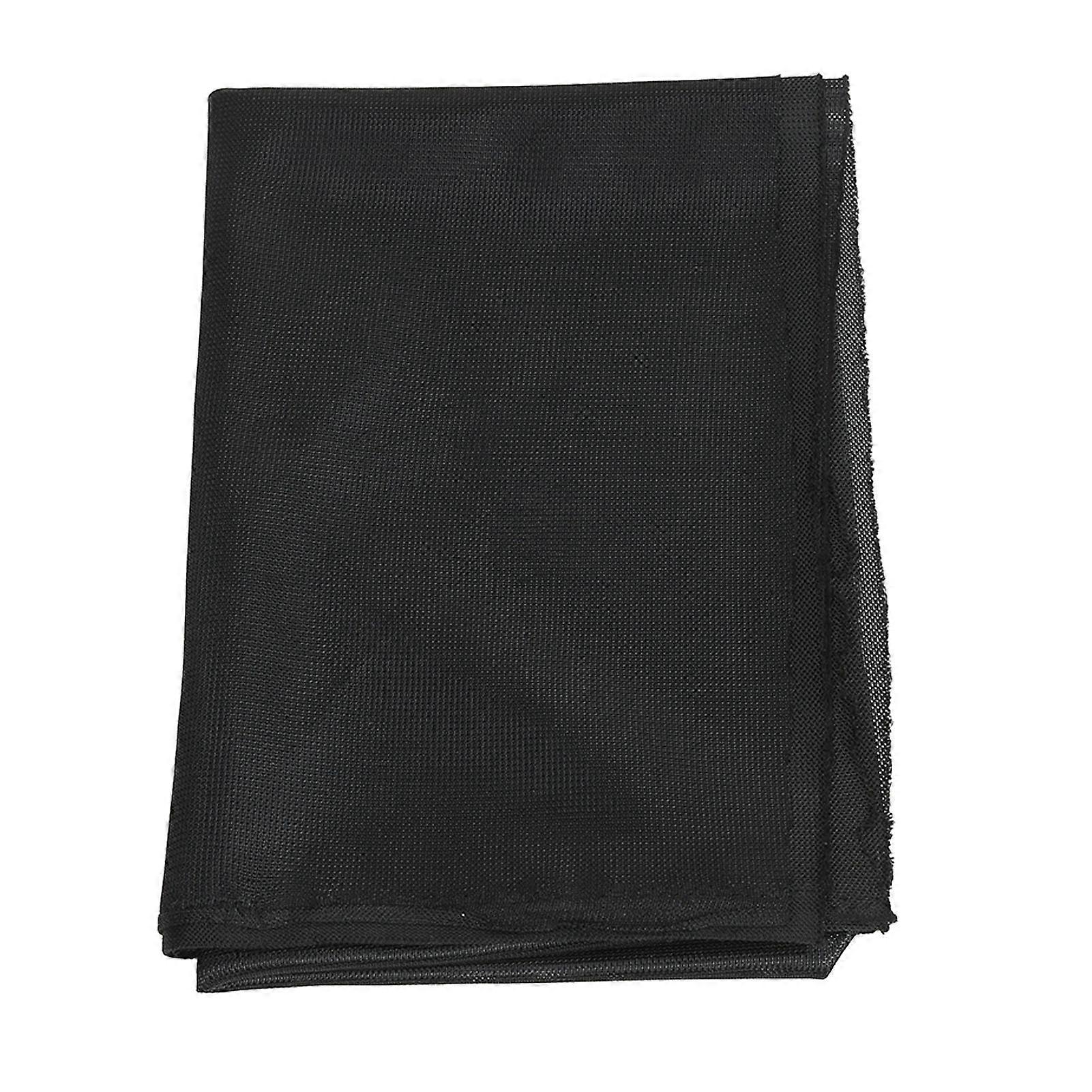 Speaker Grill Cloth Polyester Breathable Waterproof Dustproof Speaker Mesh Fabric ProtectorBlack 