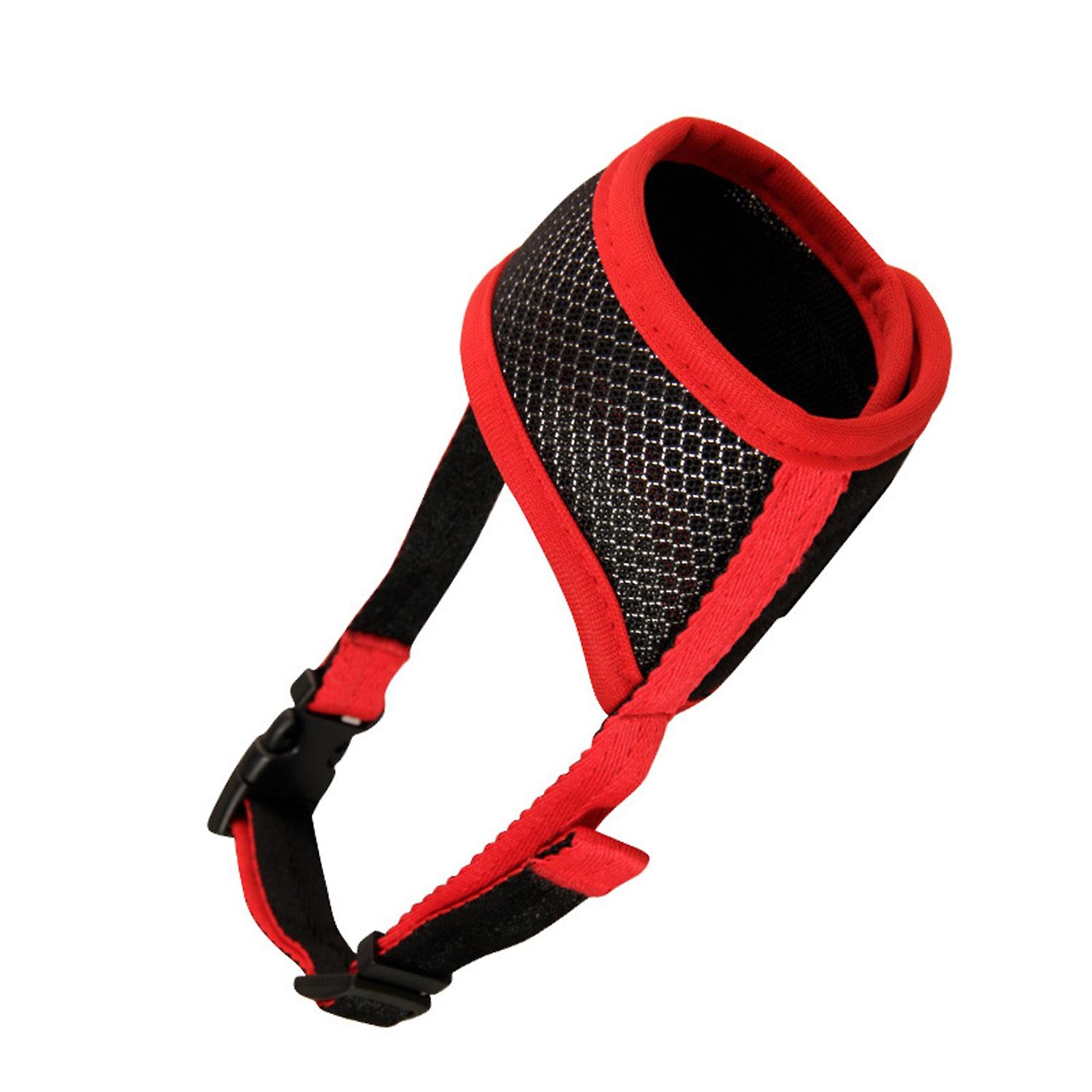 ZHOUBA Dog Muzzle Adjustable Anti Bark Cotton Breathable Pet Mouth Muzzle for Puppy