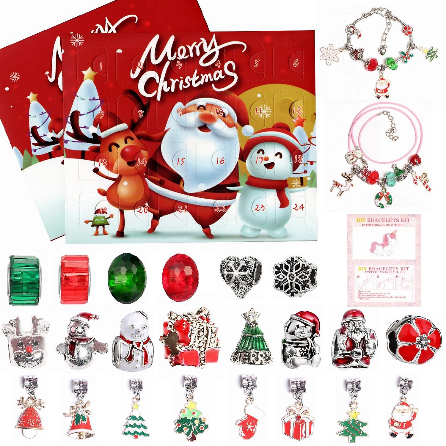 Christmas Gift Xmas 24 Advent Countdown Calendar Blind Box Set Diy