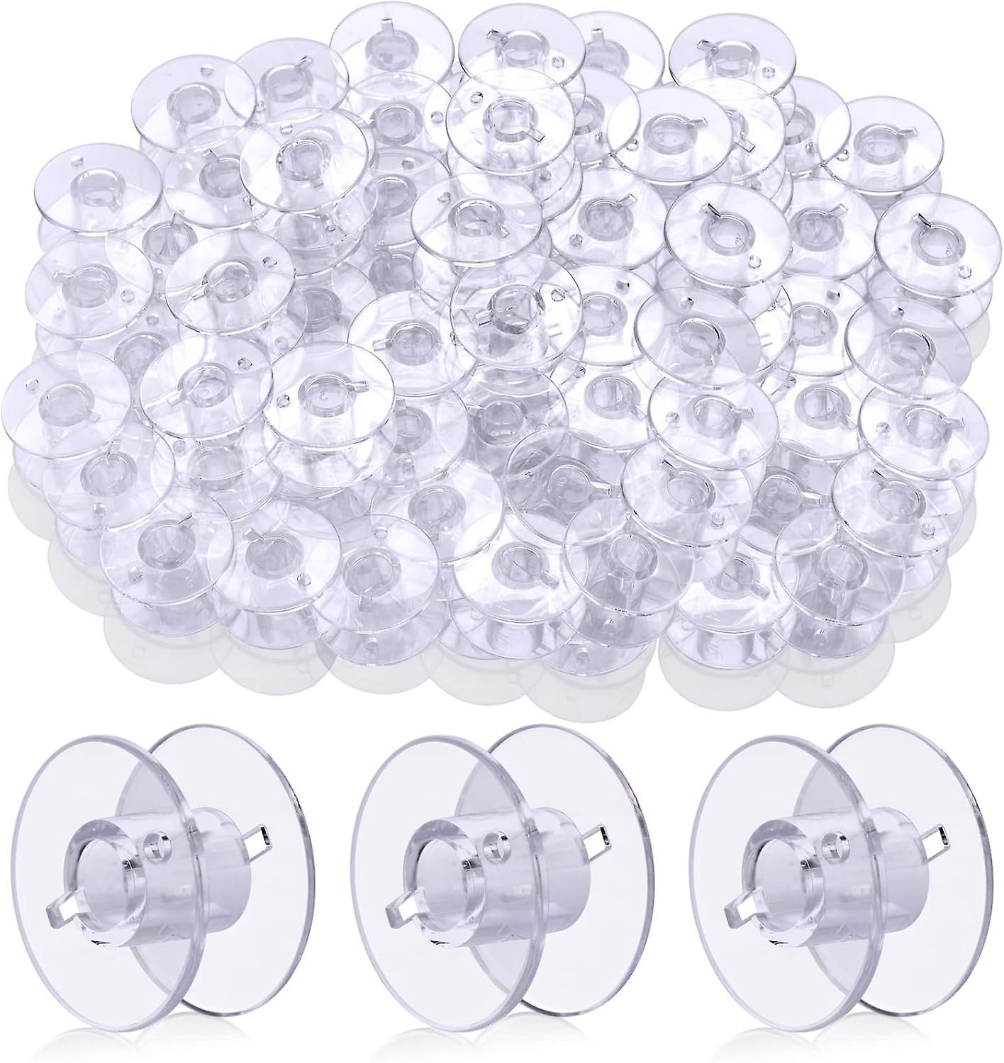 Bobbins For Sewing Machine (25 Pcs) - Class 15 Plastic Bobbins