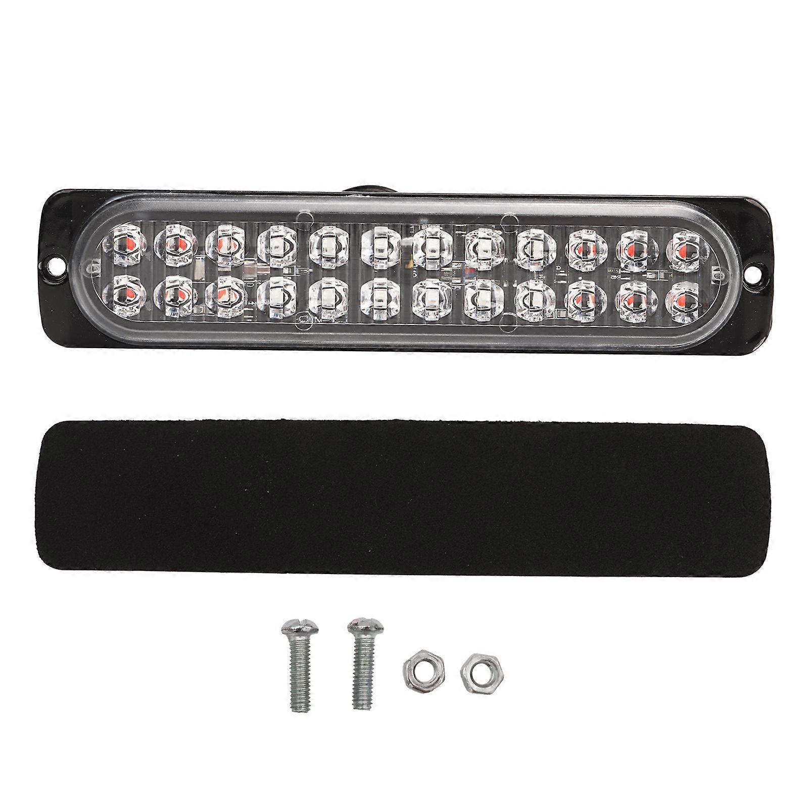 Emergency light bar for SUVs - 24-LED durable strobe light with waterproof