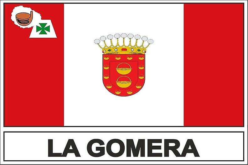 Stick sticker flag the gomera