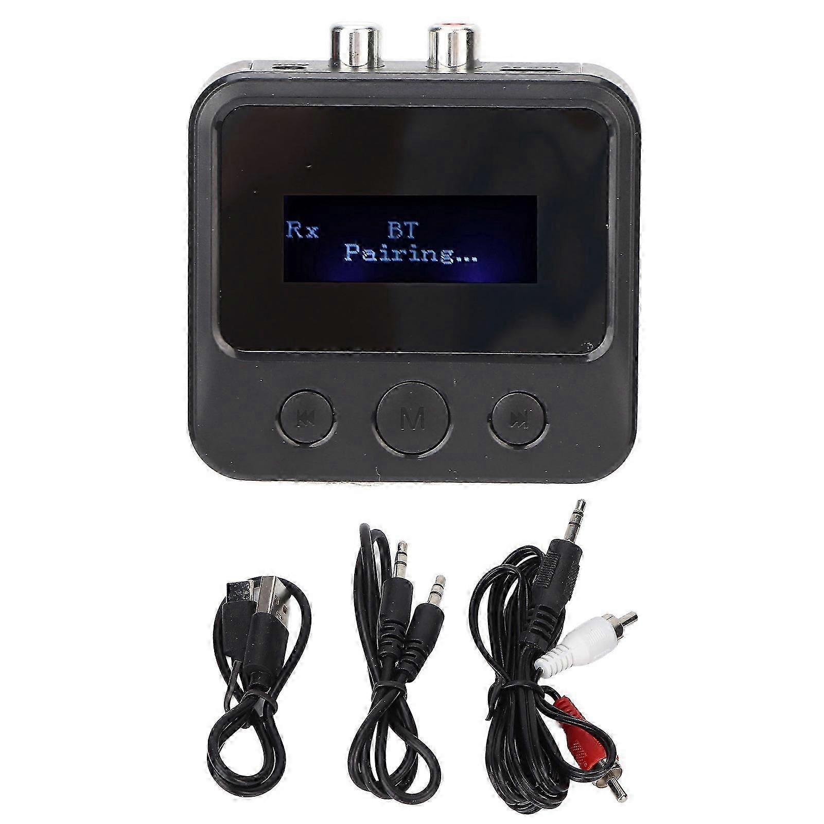 Bluetooth Receiver Stereo Multi Interface Lossless Wireless Music Adapter for Speaker Laptop