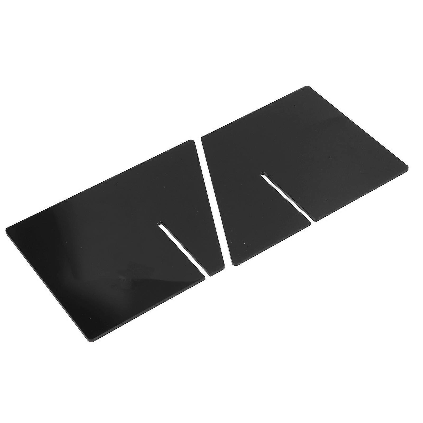 Acrylic Book Holder Open Reading Display Stand Experiment Data Record Desk Accessories Black