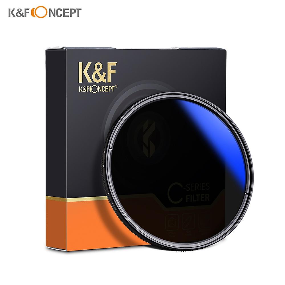 K&F CONCEPT 72mm Ultrathin Variable ND Filter ND2 to ND400 Adjustable Neutral Density Filter Compati