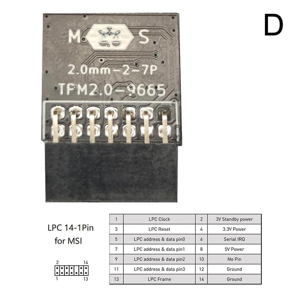 Modul TPM GIGABYTE GC-TPM2.0_S 2.0 (12 pini 12-1) LPC 2.0 Trusted Platform X0Q9