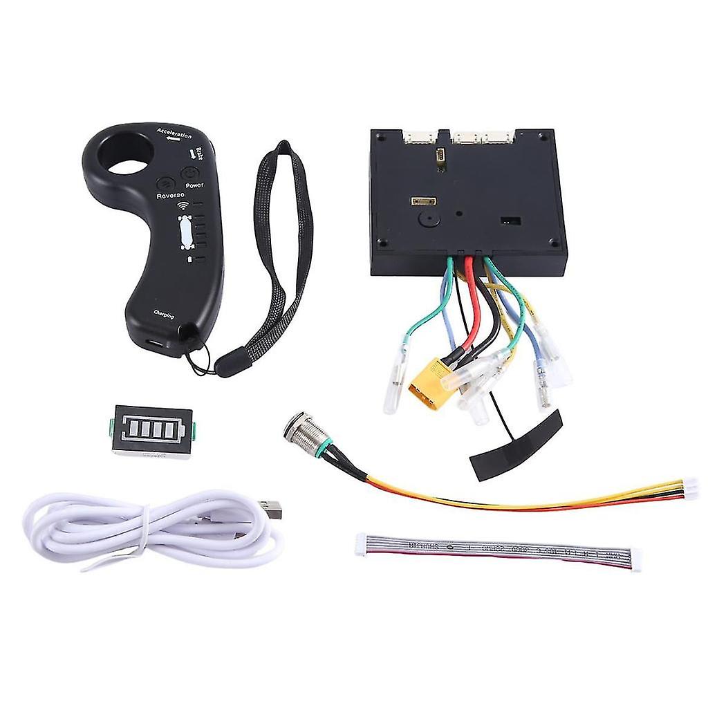 L-faster LFR 36V Elektro-Skateboard-Controller Mit Doppelantrieb & Kabelloser Fernbedienung – Für Nabenmotoren