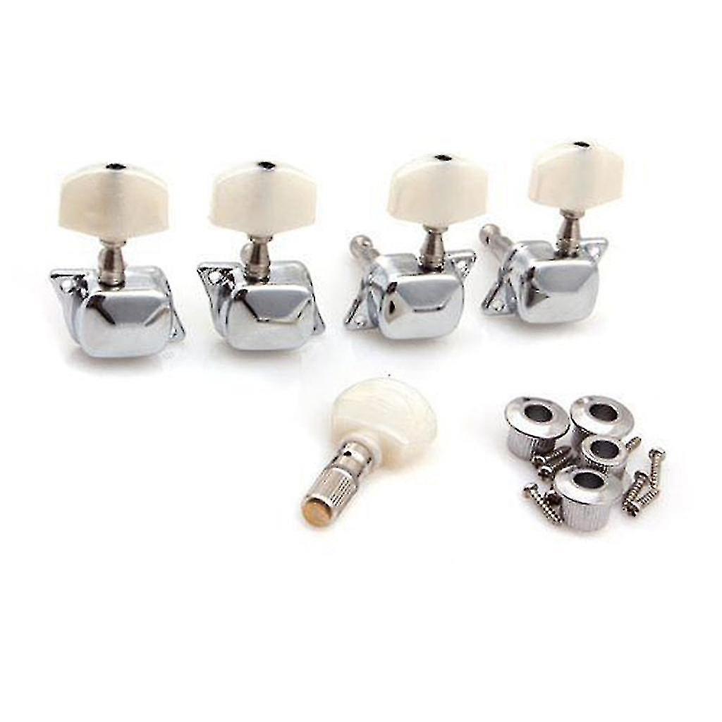 Ημίκλειστο Banjo Tuning Pegs Tuners Machine Heads Silver-Yvan