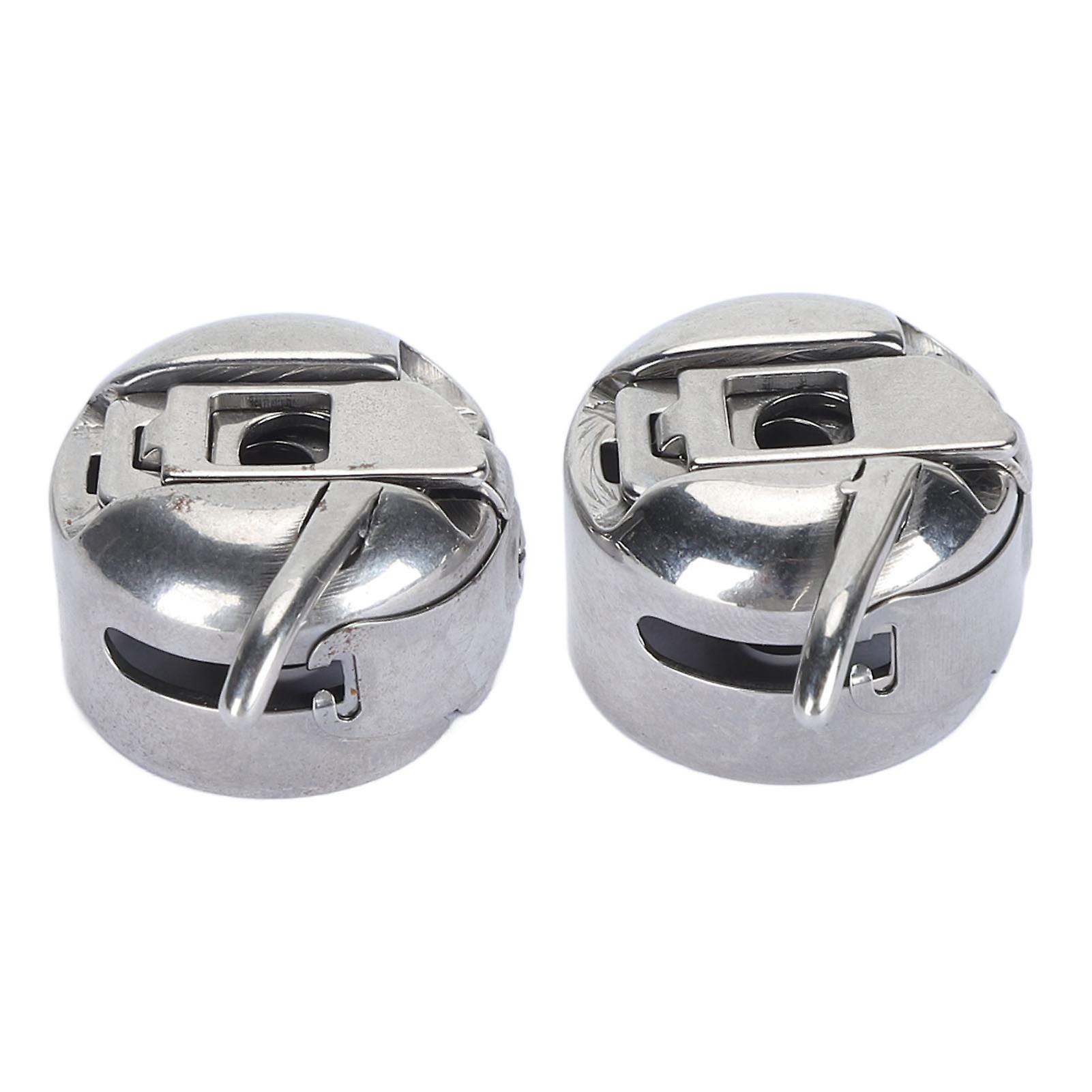 Sewing Machine Bobbin Case Stainless Steel Replacement Shuttle Shell for Home Sewing Machine 2pcs