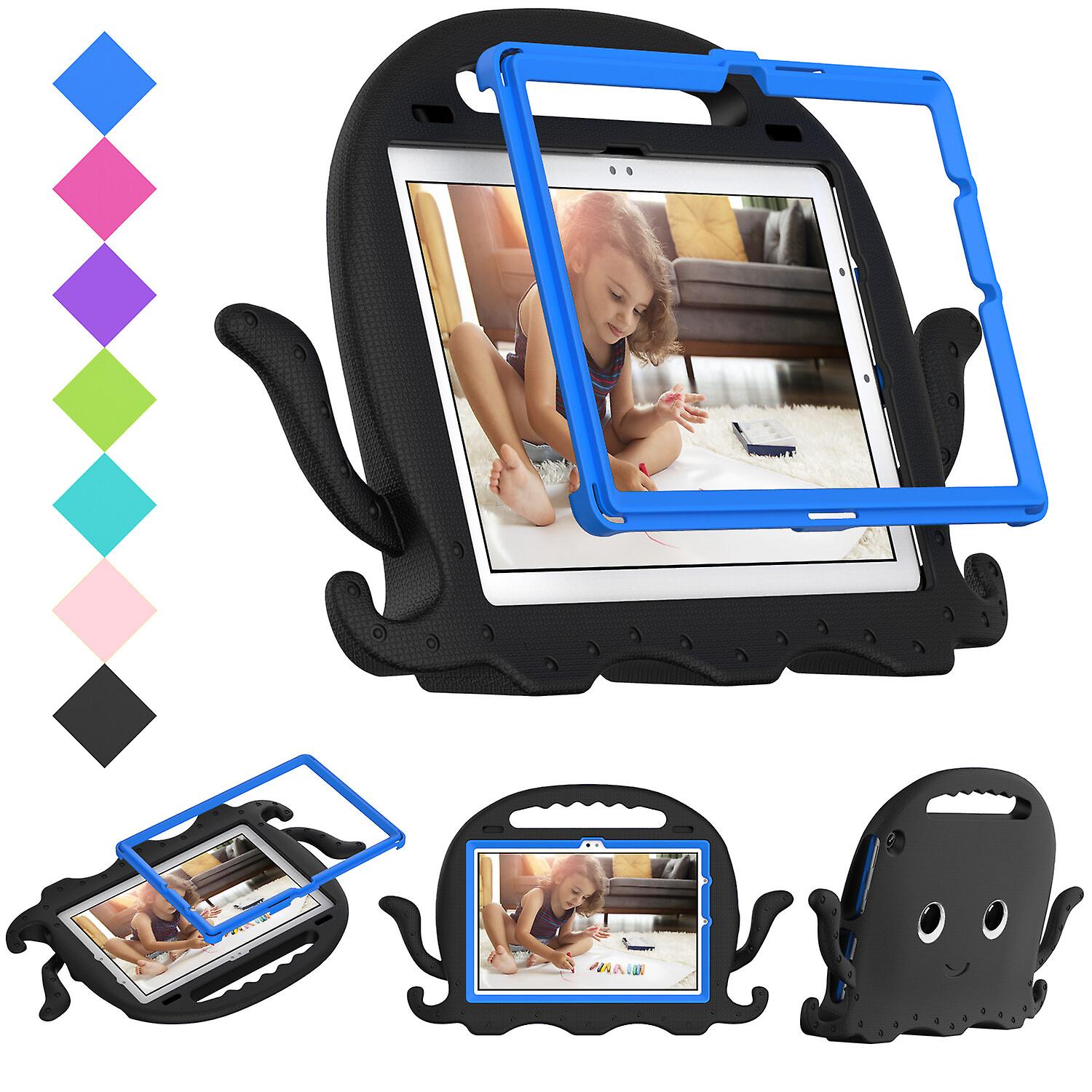 Kids Safe Anti-fall Protective Cover For Amazon Kindle Fire HD10 2021, Black