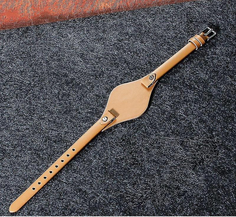 Pulseira de couro genuíno das mulheres de 8 mm para Fossil ES2830 ES3565 pulseira de relógio com bandeja