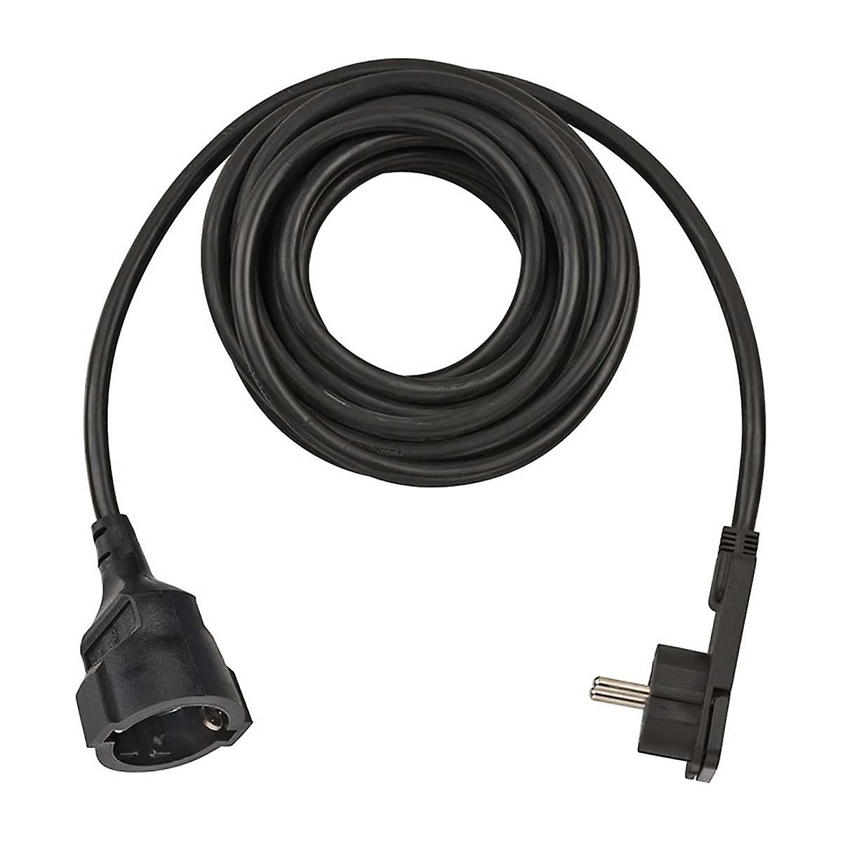 High-quality plastic extension cable with flat plug (Extension cable flat for indoor use with