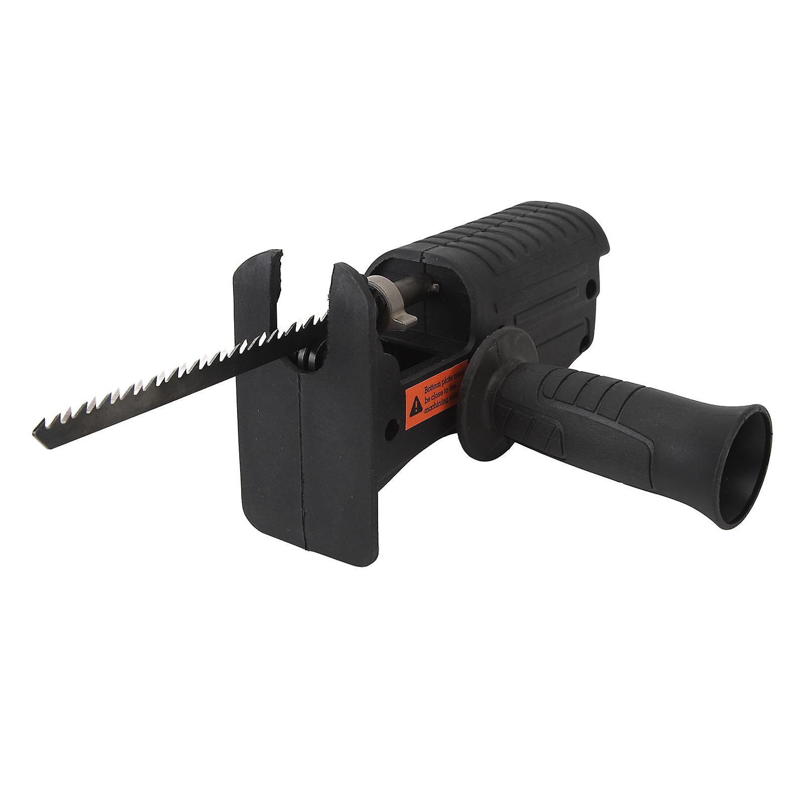 Protable Reciprocating Saw Adapter Electric Drill Modified Tool Attachment with 9 Replacement Saw Blades 