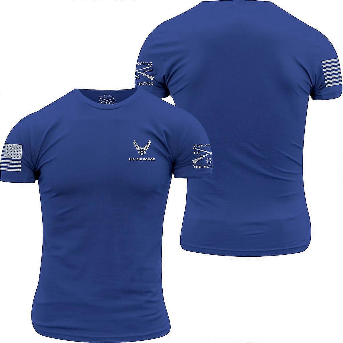 Grunt Style USAF - Basic Logo T-Shirt - Royal Blue