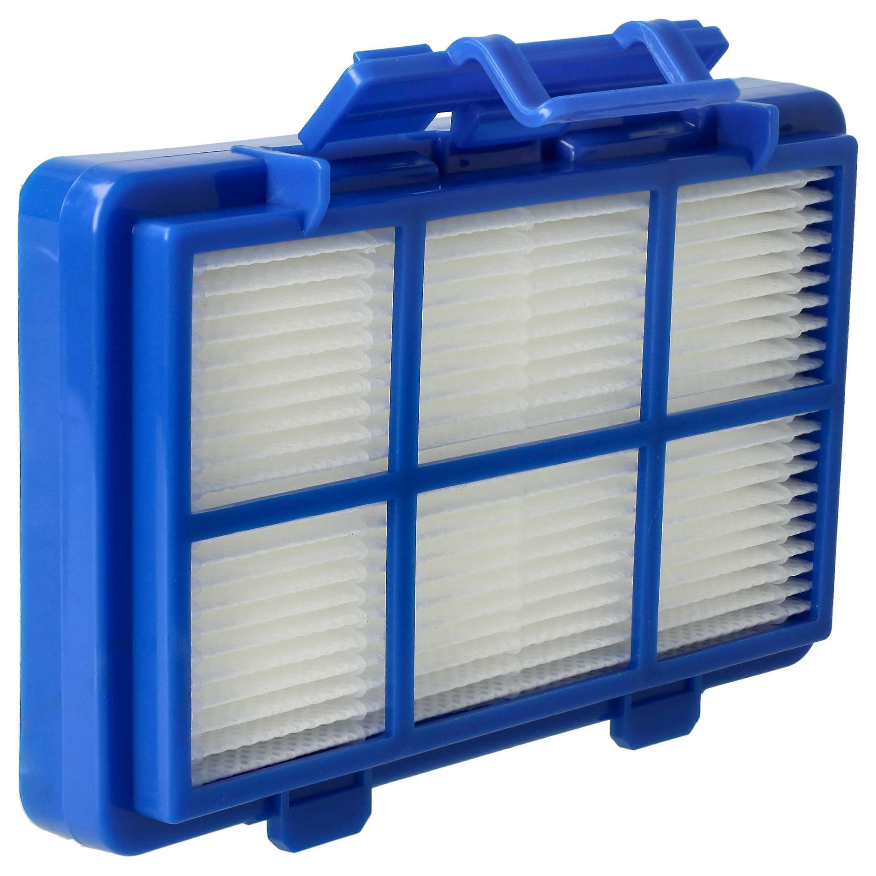 vhbw Staubsaugerfilter kompatibel mit Philips PowerGo FC8246/09, FC8248/09, FC8247/09, FC8253/09, FC8293, FC8249/09 Staubsauger - HEPA-Filter Weiß