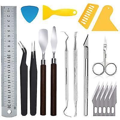 18 Pcs Paper-cutting Tool Set, Diy Handmade Greeting Card, Gift Card Making Tool Az8694