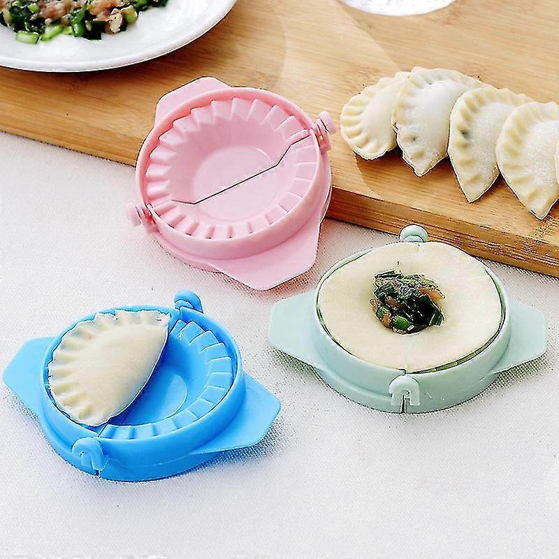 3 pcs-Dumpling Maker,Ravioli Maker,Moule de Boulette,Dumpling Mold,Ravioli Mold,Machine de Boulette,Dumpling Ravioli Press Set pour Empanadas, Dum