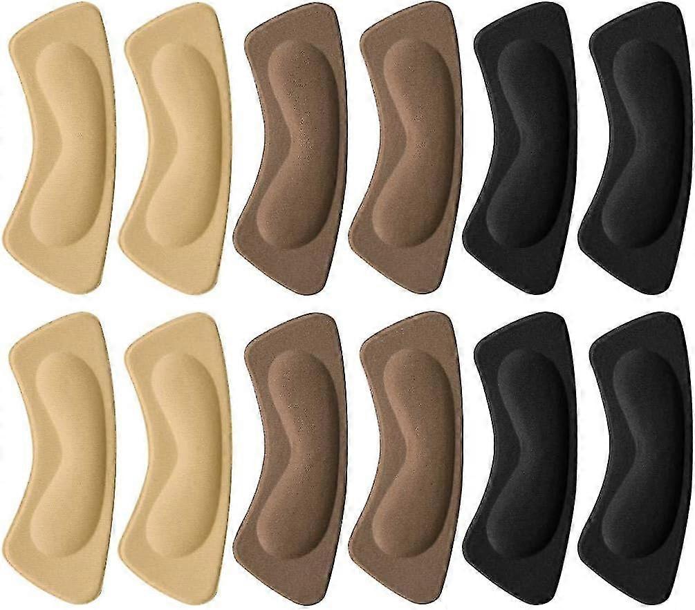 6 Paires Coussinets de Coussin, Coussinets Inserts de Talons Doublure Auto-Adhsif Semelles de Chaussure poignes, Protecteur de Soins des Pieds